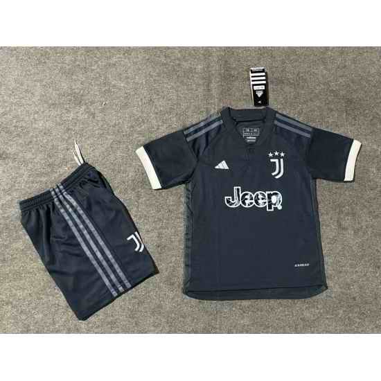 Youth Soccer Jersey Juventus Black Away